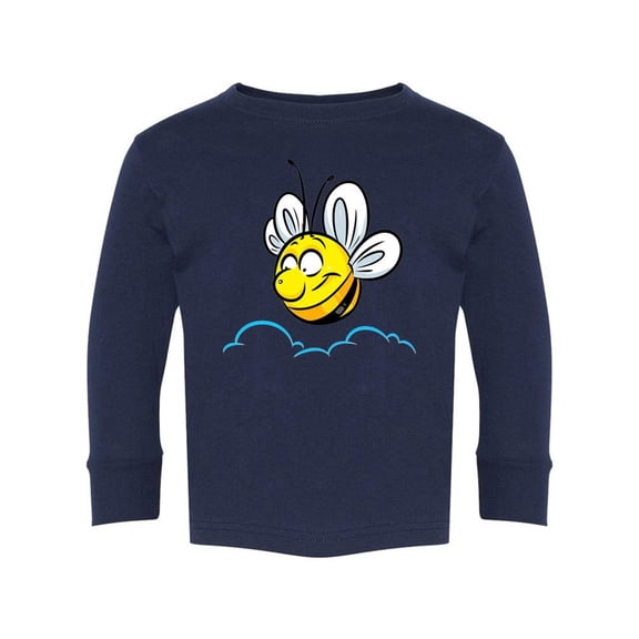 Happy Bee Flying Long Sleeve Toddler -Image by Shutterstock, 2 Toddler