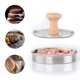 thumbnail image 3 of 5.24" Burger Press Stuffed Hamburger Patty Maker Mold Stainless Steel Non-Stick Meat Presser Essential Grilling Accessories, 3 of 5