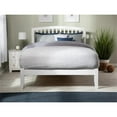 thumbnail image 4 of Leo & Lacey Richmond Full Solid Wood Platform Bed in White, 4 of 5