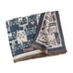 thumbnail image 5 of Bufanda de cachemira sintética con estampado de gato grande, chal de pashmina, bufanda gruesa para mujer Azul, 5 of 9