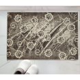 thumbnail image 5 of Linon Tapis Jewel Marsden en Polypropylène 2'x3' Marron, 5 of 5