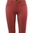 thumbnail image 4 of A2Y Women's Comfort Mordern Stretch Skinny Ponte Pants Rust 2XL, 4 of 7