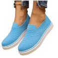 thumbnail image 2 of HWRETIE Comfortable Flat Heels for Women,Subtle and Sophisticated Shoes for Everyday Wear with Style,Perfect for Spring and Summer Blue/7(39), 2 of 8