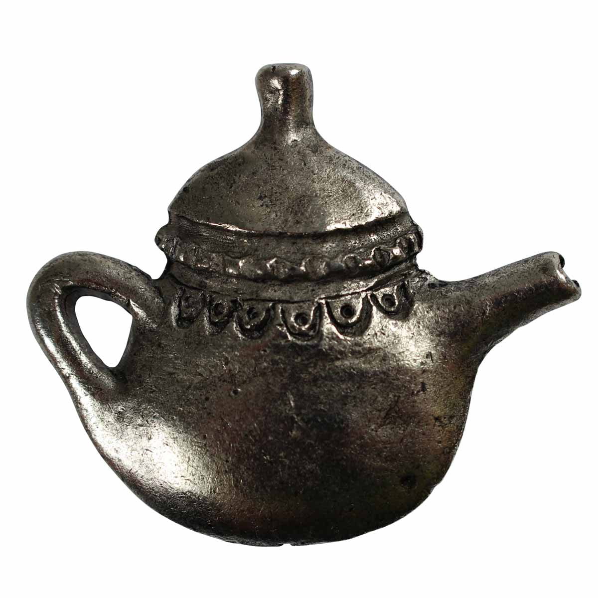 Vintage Antique Silver plated Brass Teapot Style Kitchen Cabinet Door Knobs Drawer Pull Handle | Renovator's Supply