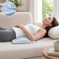 thumbnail image 4 of Almohada de soporte lumbar para dormir: cojín ergonómico para la cintura, ideal para quienes duermen de lado, para brindar soporte a la espalda, para el descanso durante el embarazo, la relajación y, 4 of 6