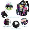 thumbnail image 3 of Elephant Diaper Backpack with Adjustable Shoulder Strap, Large Capacity, Printed Design, Lightweight | Book Bags, Airport Backpack, School Backpack, 3 of 6