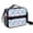 Butterfly and Blue, variant on Butterfly and Monarch Orange Pattern Insulated Lunch Bag with Shoulder Strap and Bottle Holder,Bento School Lunch Bag Box,11x9.5x3.5 Inches