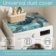 thumbnail image 4 of Washer Dryer Dust Cover Mat 23.6×19.7inch Butterfly Daisy Beautiful Washing Machine Top Protector Pads Non Slip Washing Machine Top Covers for Laundry Room Living Room Desk, 4 of 7