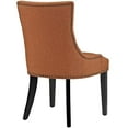thumbnail image 5 of Modway Marquis Dining Side Chair Fabric Set of 2 in Orange, 5 of 7