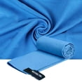 thumbnail image 4 of 2 toallas de viaje para natación, gimnasio, baño, cocina, piscina, absorbentes de agua. Violeta Azul, 4 of 9