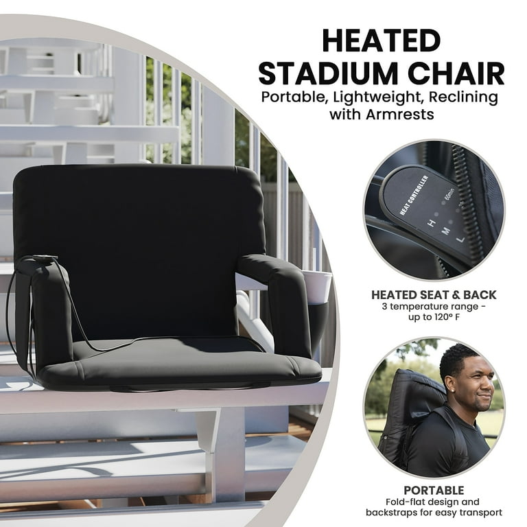 Heated stadium cheap seats walmart