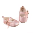 thumbnail image 6 of Yoyauz Baby Girl Mary Jane Shoes Anti Slip Rubber Sole Ballet Slippers Princess Dress Wedding Shoes Newborn Kids Shoes Toddler Shoes（0-12 Month）, 6 of 9
