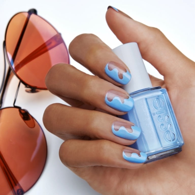 essie Salon Quality Vegan Nail Polish, Cornflower Blue, Bikini so