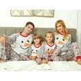 thumbnail image 5 of Tebbis Family Christmas PJS Matching Sets Cotton Pajamas Snowman for Women Men Pet Doll, Boys & Girls Size 8, 5 of 7