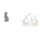 thumbnail image 1 of Figura de escritorio,Estatua de gato,linda estantería,escritorio,decoración del hogar,Estatuas de cisnes,Estatua de cisne de cerámica Escultura de mesa de cisne Elegante,Figura de cisne de, 1 of 8