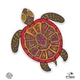 thumbnail image 1 of Turtle Cute Tribal - 8" Vinyl Sticker - For Car Laptop I-Pad - Waterproof Decal, 1 of 1