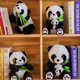 thumbnail image 3 of Christmas Panda Plush Cute Bear Cute Cartoon Pillow Stuffed Animals Soft Cloth Toy On Sales JY, 3 of 4