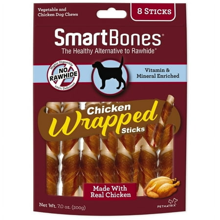 UPC: 0810833029563 | SmartBones Chicken-Wrapped Sticks for Dogs  Rawhide-Free  8 Treats