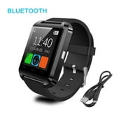 Black Bluetoot h Smart Watch Black White Red Steel + Silicon Sports Smart Watch Phone Mate U8 Bluetoot h V3.0 + EDR