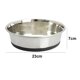 thumbnail image 2 of Cuenco para mascotas de acero inoxidable, fuerte y duradero, con buenas propiedades antiincrustantes y antioxidantes. Base del cuenco de silicona para evitar que las mascotas empujen alrededor., 2 of 5