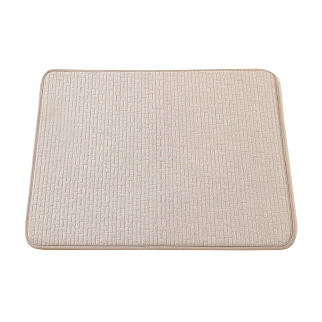 Style C 38*50cm, Dish Drying Mat 20 X 15 Inch Absorbent Microfiber Dishes Drainer Mats Large Size Dish Drying For Kitchen Counter Rack Countertops, 1 microfiber dish drying mat
