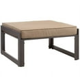thumbnail image 1 of Modway Fortuna Ottomane de Patio Moderne en Aluminium, Fini Brun/mocha, 1 of 3