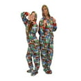 thumbnail image 2 of Ugly Christmas Sweater One Piece Sleeper Footed Pajamas with Rear Flap Size, 2 of 3