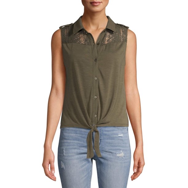 no boundaries tie front top