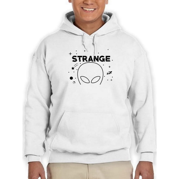 Strange Alien Design Hoodie Men -GoatDeals Designs, Male 3X-Large