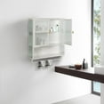 thumbnail image 3 of Bathroom Cabinet Wall Mounted with Detachable Shelves,Double Glass Door Wall Storage Cabinet,Kitchen Pantry Sideboard,Wall Storage Organizer for Bathroom Kitchen Laundry Room Office Dining Room, 3 of 8