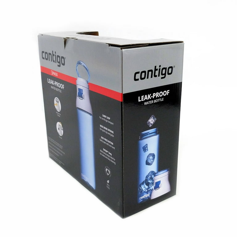 3-Pack of Contigo Jackson Flip-Top Water Bottles