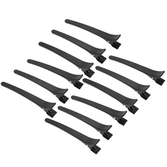 Amdohai 12Pcs Alligator Clip Salon Sectioning Grip Clip Crocodile Hair Clamp Hairdressing Styling Hairpin