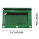thumbnail image 3 of Estuche para lápices con cremallera de 3 anillos para carpeta | Estuche para lápices con doble cremallera y ventana transparente | Organizador de documentos de oficina para bolígrafos, 3 of 4