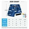 thumbnail image 2 of GYRATEDREAM Boys Swim Trunks Swim Shorts Compression Boxer Brief Liner Bathing Suit Swimsuit Anti-Chafe Toddler Kids Swimwear for 7T Royal blue, 2 of 9