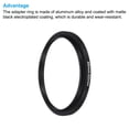 thumbnail image 4 of Unique Bargains 49mm-52mm Step Up Ring with Cleaning Cloth, 2 Pack Camera Lens Filter Adapter Ring, Black, 4 of 6