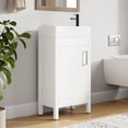 thumbnail image 1 of EDTara Small-Space 16 Inch Bathroom Vanity, Single Storage Cabinet With Integral Basin and Soft-Close Door, 1 of 7