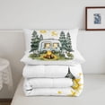 thumbnail image 5 of Catabedysis Watercolor Cartoon Camping Full Size Comforter Sets,Dog Camper Print Bedding Comforter Set For Boys,Multicolor,Reversible,3pcs,1 Comforter and 2 Pillowcases, 5 of 7