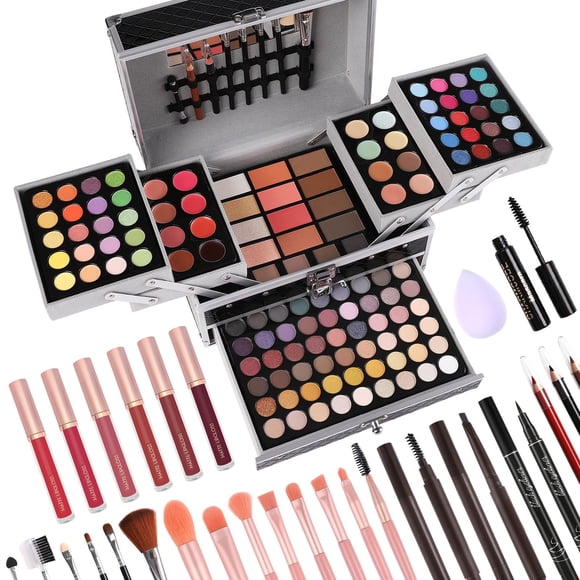 Kit Completo de Maquillaje CHARMCODE con 132 Colores y Brochas
