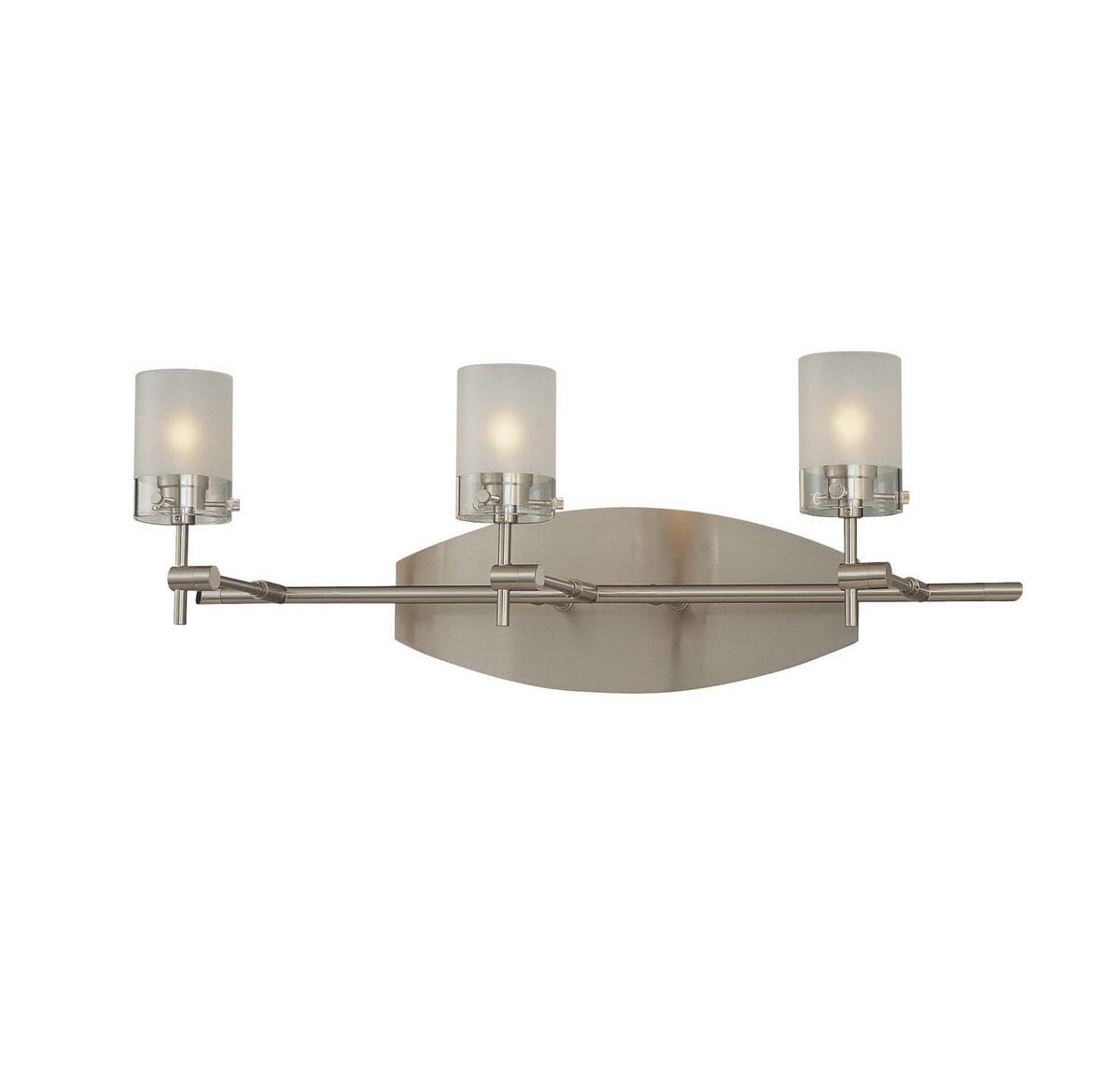 Kovacs Shimo 3Light 22" Bathroom Vanity Light in Brushed Nickel