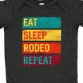 thumbnail image 4 of Inktastic Eat Sleep Rodeo Repeat Boys or Girls Baby Bodysuit, 4 of 5
