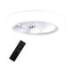 thumbnail image 2 of Ventiladores de techo con luces Lámpara de ventilador Accesorio de iluminación Función de sincronización Candelabro Luz de ventilador de techo para Blanco SM SunniMix Lámpara de techo, 2 of 8