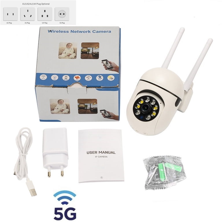 Smart Home Wireless Security Camera, 2MP HD, Night Vision, Motion