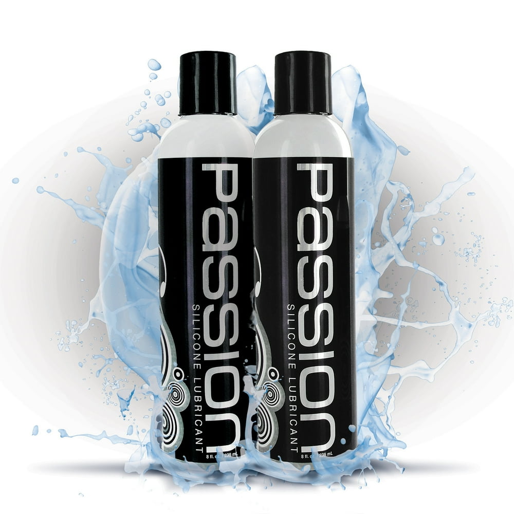 Passion Silicone Lube 8oz Twin Pack 16oz Total