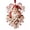 B, variant on 3.15 in 2D Candy Cane Christmas Ornament, Vintage Red and White Hanging Pendant with Santa, Gnome, Reindeer and Sleigh Artwork for Tree and Seasonal Display