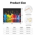 thumbnail image 2 of Lsque Vibrant Color Splash Print Wall Art – Decorative Picture for Living Room, Bedroom, and Office (Horizontal), 2 of 6
