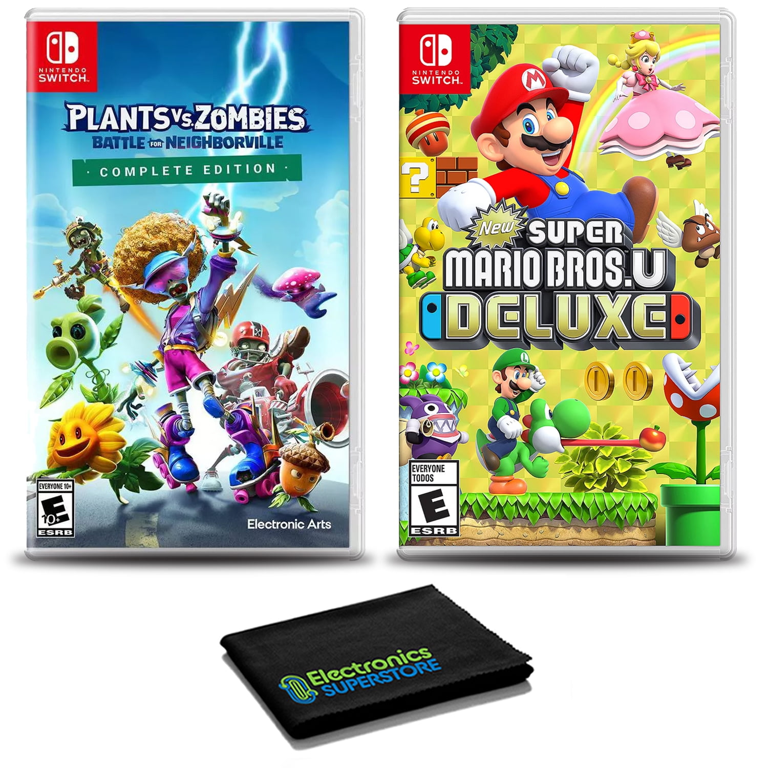 Plants vs Zombies= and Super Mario Bros U Deluxe - 2 Games For Nintendo  Switch - Walmart.ca