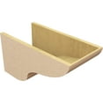thumbnail image 5 of 12"W x 24"D x 12"H Wide Greensboro Rough Cedar Woodgrain TimberThane Corbel, Primed Tan, 5 of 6
