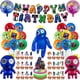 thumbnail image 2 of Pancarta de decoración para fiesta de cumpleaños de Rainbow Friend, adorno para tarta, juego de terror, vajilla de Rainbow Friend, globos, suministros para fiesta, 2 of 4