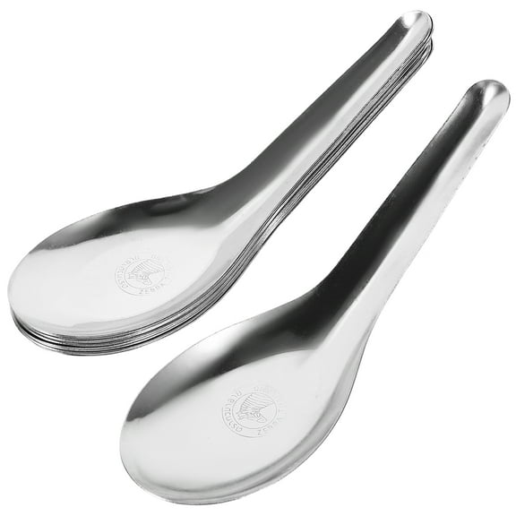 10pcs Stainless Steel Small Spoons for Soup, Tea, Coffee, Dessert, Condiments