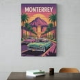 thumbnail image 6 of Vintage City Travel Poster of Monterrey with Bold Skyline And Local Life Details Print Poster, 6 of 8